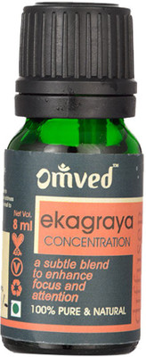 

Omved Ekagraya Diffuser Oil Enhances Focus & Attention, Improves Memory(8 ml)