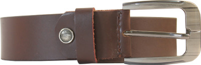 

Vondars Men Formal, Casual Brown Genuine Leather Belt