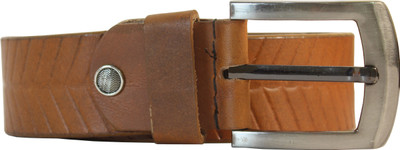 

Vondars Men Formal, Casual Brown Genuine Leather Belt