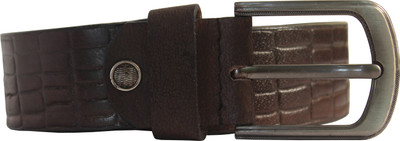 

Vondars Men Formal, Casual Brown Genuine Leather Belt, Dark brown