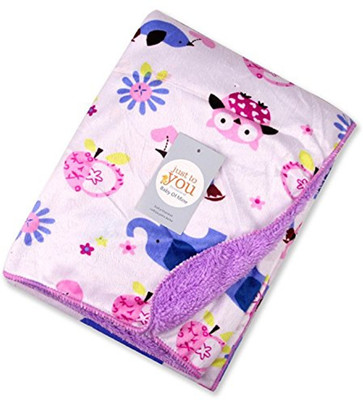 

Baby Bucket Printed  Blanket(Fur, Lavender