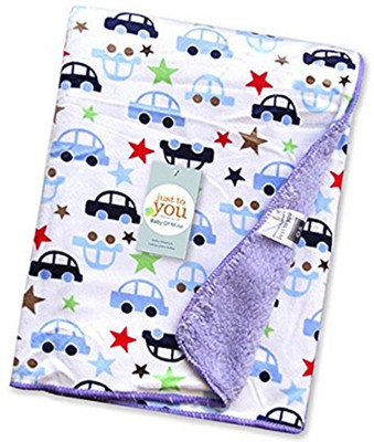 Baby Bucket Printed  Blanket(Fur, Purple
