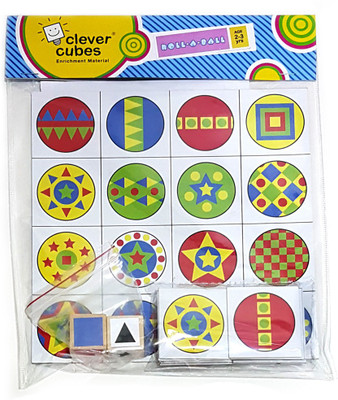 

Clever Cubes Roll-a-ball Board Game