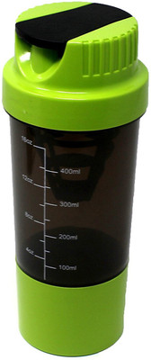 

Nrb Gym Protein Shaker Bottle 500 ml Shaker(Pack of 1, Black, Pink, Orange, Blue), Green