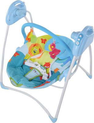 

Toyhouse 2 in 1 Folding Electronic Swing Electric Bouncer(Blue)