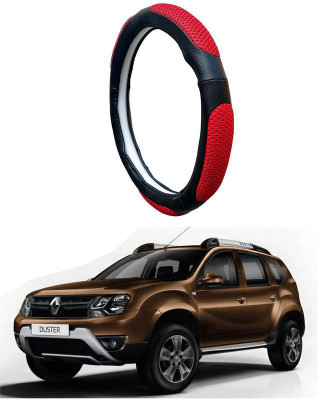AUTO PEARL Steering Cover For Maruti Swift Dzire(Black Red, Leatherite)
