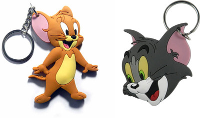 

Techpro ComboPack Doublesided Tom and Jerry Design Key Chain(Multicolor)