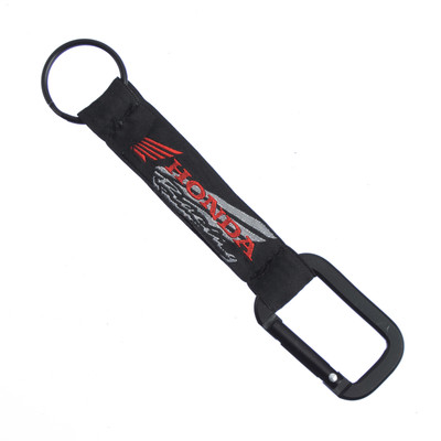 

Techpro Cloth Doublesided Black Honda Locking Key Chain(Multicolor)