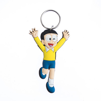 

Techpro DoubleSided Doraemon Nobita Nobi Key Chain(Multicolor)