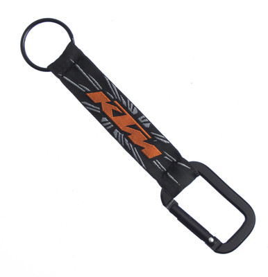 

Techpro Cloth Doublesided Black KTM Locking Key Chain(Multicolor)