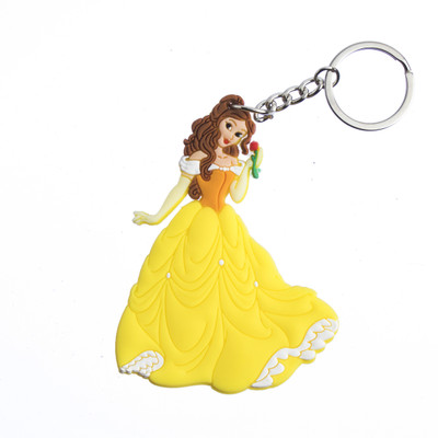 

Techpro Doublesided Beauty and the Beast Princess Belle Key Chain(Multicolor)