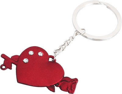 

MGP Fashion Beautiful Red Rose Key Chain(Red)
