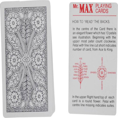 

Bs Spy Magic Playing Cards Best For Flash BS3 Duplex Centered Board (Navy)(Multicolor)