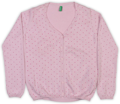 

United Colors of Benetton Baby Girls Zipper Printed Cardigan, 09h