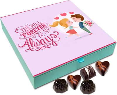 

Chocholik Valentines Day Gift Box - You Will Forever Be Mine Chocolate Box - 9pc Truffles(108 g)