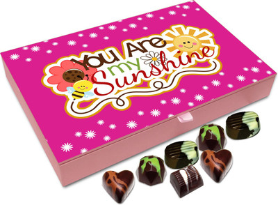 

Chocholik Valentines Day Gift Box - You Are My Sunshine Chocolate Box - 12pc Truffles(144 g)
