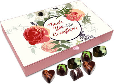 

Chocholik Valentines Day Gift Box - Thank You For Everything Chocolate Box - 12pc Truffles(144 g)