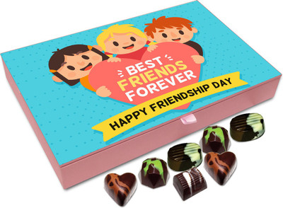 

Chocholik Valentines Day Gift Box - We Are Best Friends Forever Chocolate Box - 12pc Truffles(144 g)