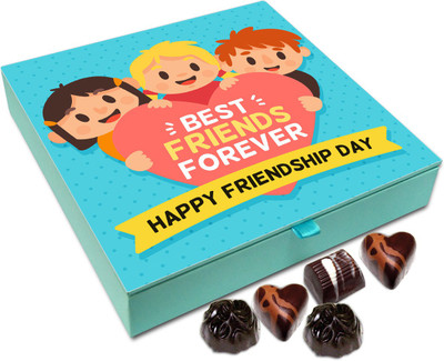 

Chocholik Valentines Day Gift Box - We Are Best Friends Forever Chocolate Box - 9pc Truffles(108 g)