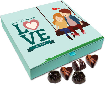 

Chocholik Valentines Day Gift Box - I Am In Love With You Chocolate Box - 9pc Truffles(108 g)