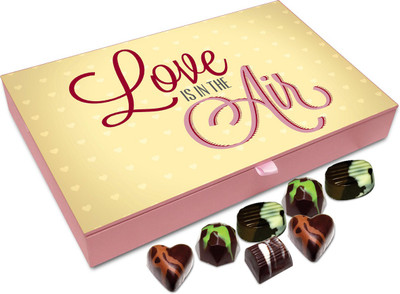 

Chocholik Valentines Day Gift Box - Love Is In The Air Chocolate Box - 12pc Truffles(144 g)