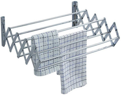 FAVOUR 1.5 feet Pure Stainless Steel Wall Mounted Stainless Steel Wall Cloth Dryer Stand(Silver) available at flipkart for Rs.999