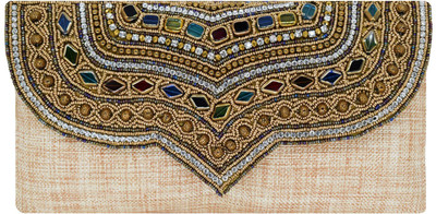 

Bagaholics Casual Gold Clutch
