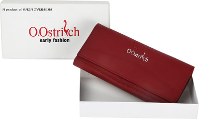 

O'OSTRICH Casual Maroon Clutch