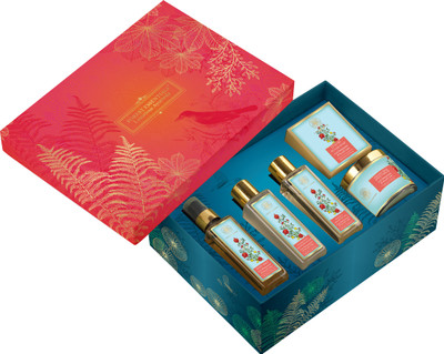 

Forest Essentials Perfumed Bath Ritual (Iced Pemegrane & Kerala Lime(Set of 5)