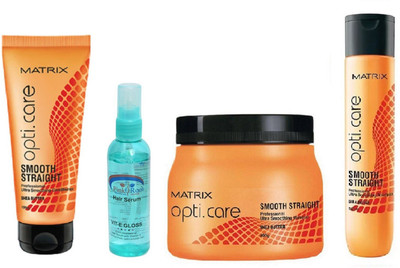 

Pink Root Hair Serum, Matrix Opti Care Smoth Straight Masque, Shampoo 350ml, Conditioner 196g(Set of 4)