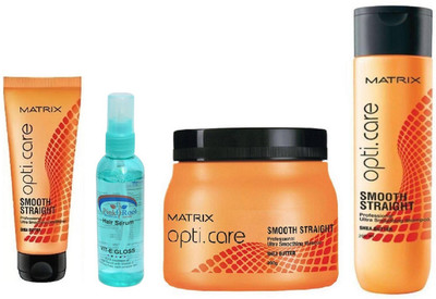 

Pink Root Hair Serum, Matrix Opti Care Smoth Straight Masque, Shampoo 200ml, Conditioner 98g(Set of 4)