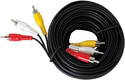 

UltimaCords&Cables UC099 RCA Audio Video Cable(Compatible with VCR, DVD, HD-TV, Black)