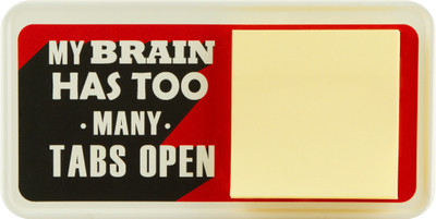 

Happipress 1 Compartments Aluminium Memo Pad(Multicolor)