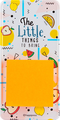 

Happipress 1 Compartments Aluminium Memo Pad(Multicolor)