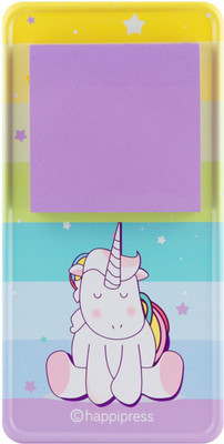 

Happipress 1 Compartments Aluminium Memo Pad(Multicolor)