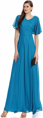 shaper Women Maxi Blue Full Length Dress