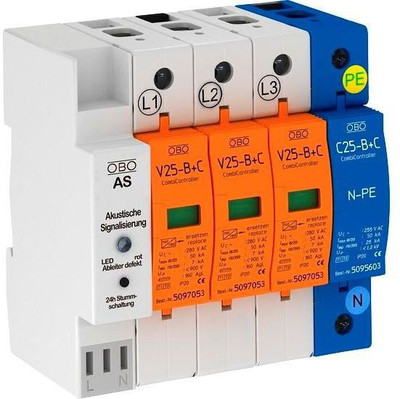 

OBO BETTERMANN SPD V25-B+C/3+NPE-320 Electrical Fuse(50 A)