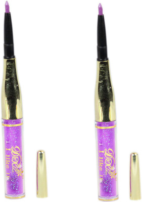 

Selva Front Glossy Liquid eye Liner set of 2 vee 9 ml(Purple)