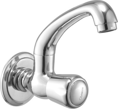 

Oleanna CA-13 Sink Cock With Wall Flange (Rising Fitting | Quarter Turn | Form Flow) Spout Faucet(Wall Mount Installation Type)