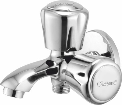 

Oleanna RL-15B Royal 2 In 1 Bib Cock With Wall Flange Bib Tap (Disc Fitting | Quarter Turn | Form Flow) Bib Tap Faucet(Wall Mount Installation Type)