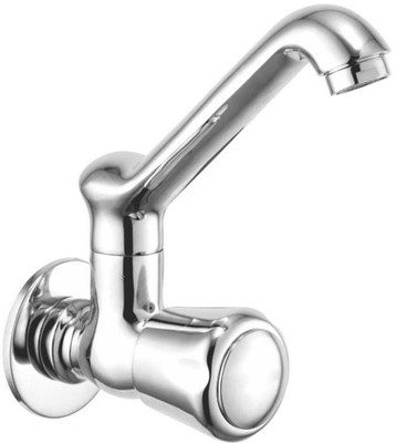 

Oleanna RL-13 Royal Sink Tap With Wall Flange Sink Cock With Swivel Casted Spout Wall Mounted (Disc Fitting | Quarter Turn | Form Flow) Spout Faucet(Wall Mount Installation Type)