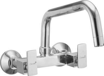 

Oleanna KX-27 Kubix Sink Mixer With Long Spout With Hot & Cold Water Feature (Disc Fitting | Quarter Turn | Form Flow) Mixer Faucet(Wall Mount Installation Type)