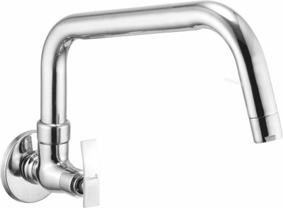 

Oleanna DE-26 Desire Sink Cock With Long Spout (Dish Fitting | Quarter Turn | Form Flow) Spout Faucet(Wall Mount Installation Type)