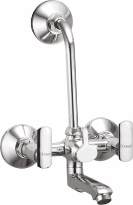 

Oleanna SD-20 Speed Telephonic Wall Mixer With 115Mm Long Bend Pipe With Provision For Over Head Shower (Disc Fitting | Quarter Turn | Form Flow) Mixer Faucet(Wall Mount Installation Type)