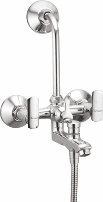 

Oleanna SD-21 Speed Wall Mixer 3 in 1 with 115Mm Bend Pipe and Provision for Over Head and Hand Shower (Disc Fitting | Quarter Turn | Form Flow) Mixer Faucet(Wall Mount Installation Type)