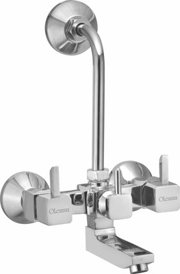 

Oleanna LN-19 Livon Telephonic Wall Mixer With 115Mm Long Bend Pipe With Provision For Over Head Shower (Disc Fitting | Quarter Turn | Form Flow) Mixer Faucet(Wall Mount Installation Type)