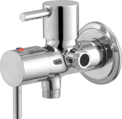 

Oleanna FA-15A Flora 2 In 1 Angle Valve With Wall Flange 2-Way Agular Stop Cock (Disc Fitting | Quarter Turn) Angle Cock Faucet(Wall Mount Installation Type)