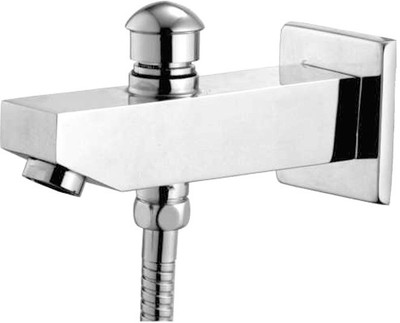 

Oleanna GL-25 Global Bath Spout With Tip-Ton And Wall Flange With Provision For Hand Shower Bath Tub Spout Chrome Diverter Faucet(Spout Installation Type)