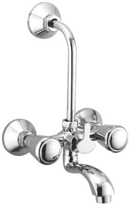 

Oleanna RL-20 Royal Telephonic Wall Mixer With 115Mm Long Bend Pipe With Provision For Over Head Shower (Disc Fitting | Quarter Turn | Form Flow) Mixer Faucet(Wall Mount Installation Type)