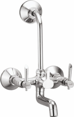

Oleanna FY-20 Fancy Telephonic Wall Mixer With 115Mm Long Bend Pipe With Provision For Over Head Shower (Disc Fitting | Quarter Turn | Form Flow) Mixer Faucet(Wall Mount Installation Type)